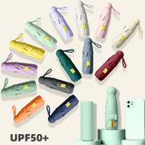 UPF50+ Mini Vinyl Capsule Folding Umbrella