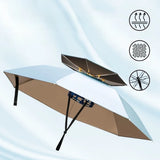 Head Mounted Sunshade Or Rain Umbrella Hat