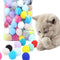 Mini Plush Balls/ Pompoms Launch Toys For Pets.