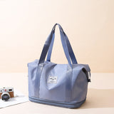 Women's AOTTLA casual handbag/carry on luggage bag for traveling.  Double zipper on bottom to expand bag..