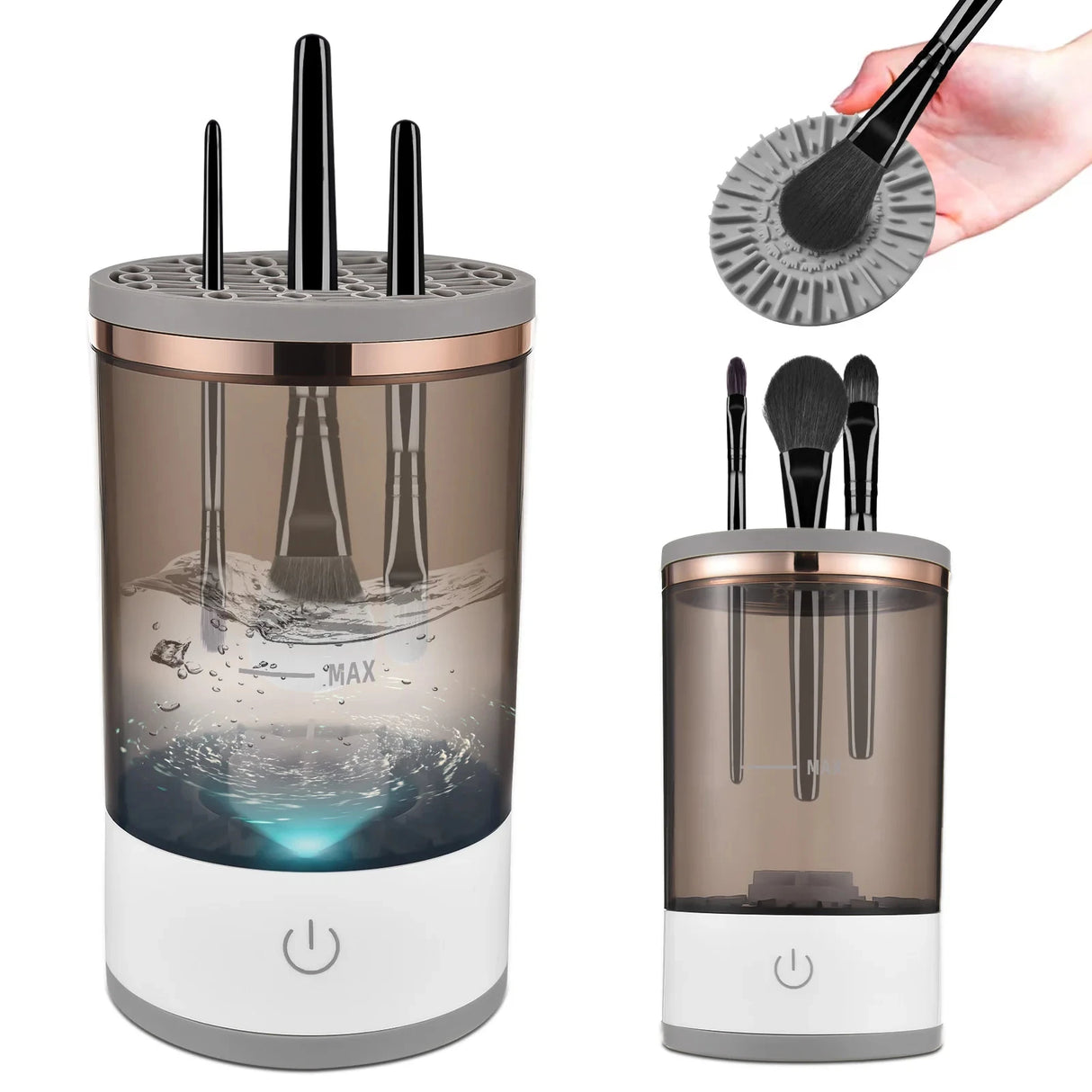 USB Chargeable Cosmetic Brush Cleaner For All Sizes