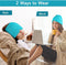 Form Fitting Gel Ice Cap/Mask For Relief Of Migraines, Tension Or Sinus Headaches