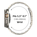 Titanium Metal Strap for Apple Watch Ultra 2 49mm 46mm 45mm 44mm 42mm Series 10 9 8 7 6 SE 5 4