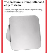 Stainless Steel Non-Stick Hamburger Press