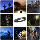 USB Rechargable LED Waterproof Headlamp Flashlight With 4 Lighting modes.