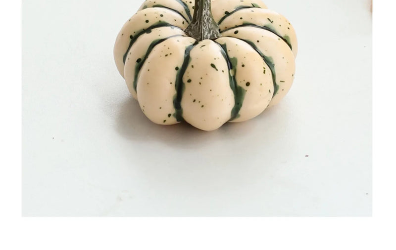 Mini Artificial Harvest Or Halloween Pumpkin Decorations.