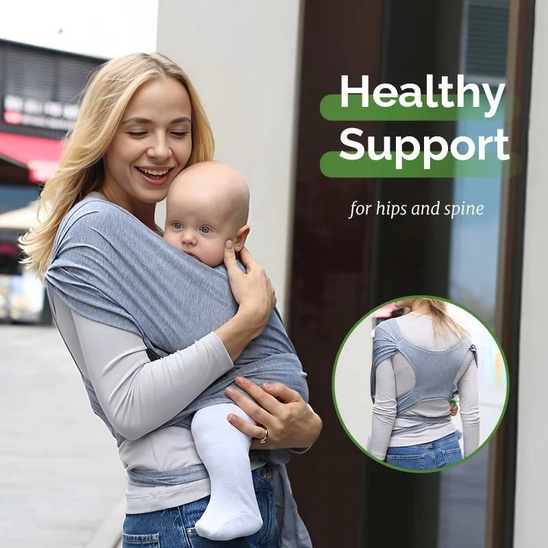 PANGDUBE 100% Polyester Kangaroo Wrap for Babies 0-15 Months
