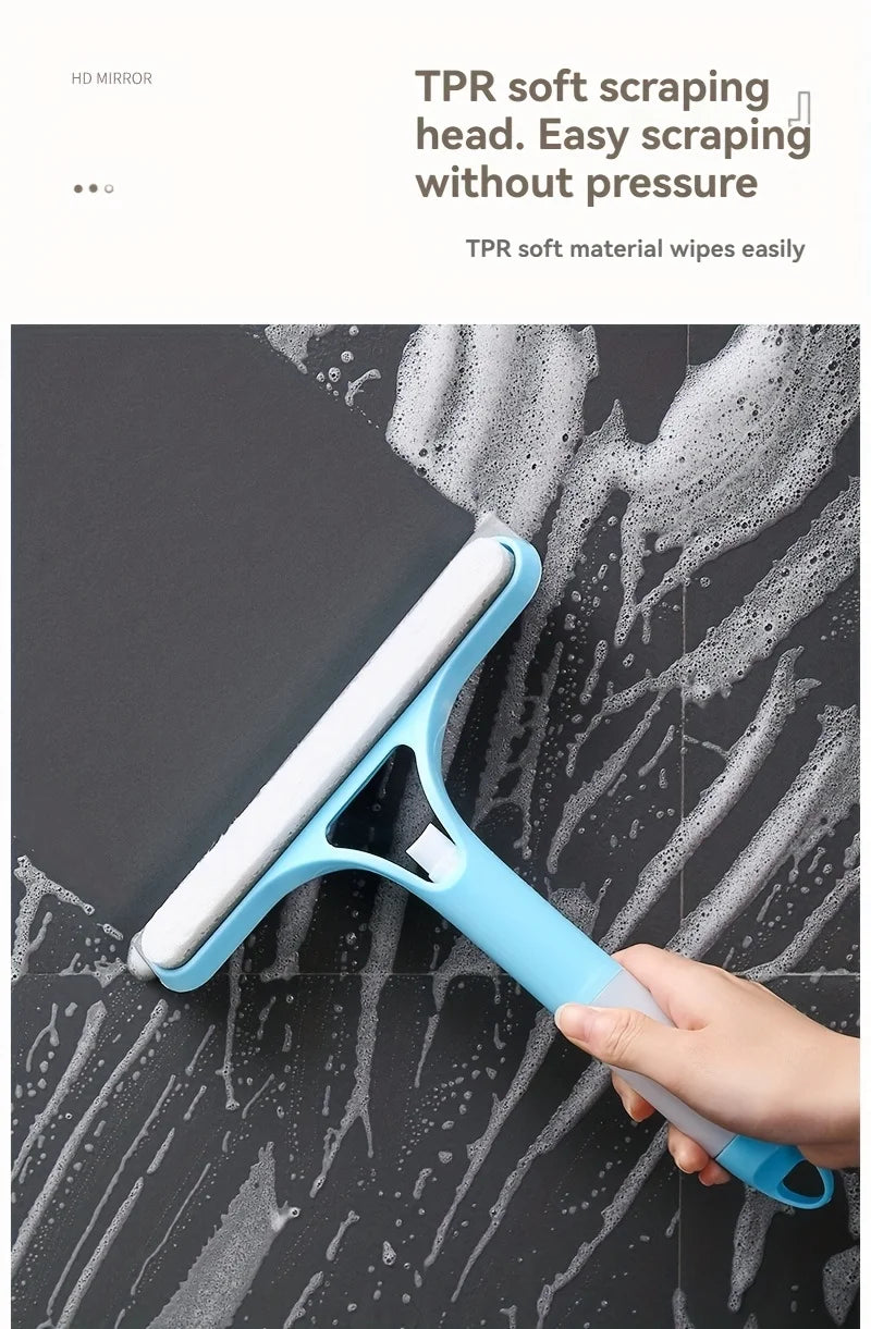 3-in-1 Water Wiper Squeegee For Shower and Glass Surfaces