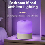 Rechargeable Led Dimmable Multicolor Night Light with Remote Control Or Touch Switch