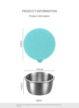 6 Pcs Set Leakproof Stainless Steel Containers With Silicone Stretch Lids