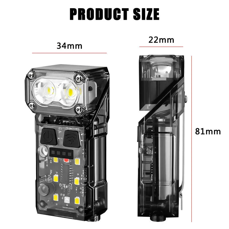 Multi-function Portable Mini Keychain Led High Bright Flashlight