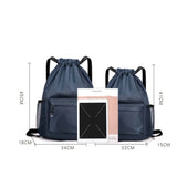 Outdoor Double Shoulder Waterproof Rucksack With Drawstring