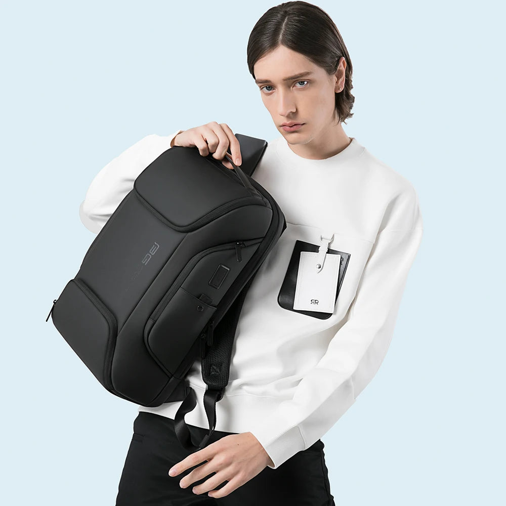 BANGE Waterproof USB Charging Backpack Fits 15.6 Inch Laptop