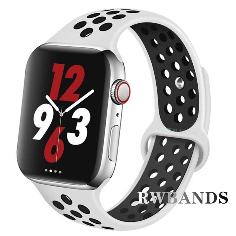 Sport Strap for Apple Watch Band 46mm 44mm 40mm 42-38-41mm 45mm  Series 10 9 8 7 6 SE 5 3 Ultra 2 49mm
