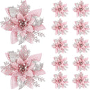 10/5/1pcs 14.5cm Glitter Christmas Tree Or Gift Wrap Decoration.