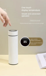 500ml Stainless Steel Thermos Bottle with LED Digital Temperature Display