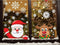 Christmas Decor Static Sticker For Windows And Mirrors.