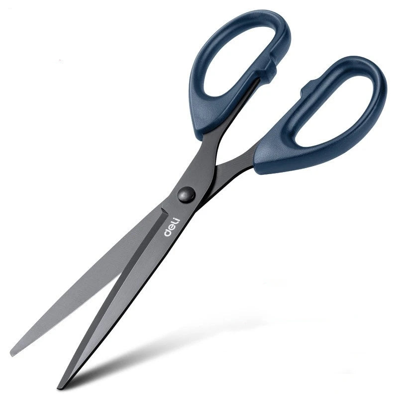 DELI Stainless Steel180mm Heavy Duty Scissors With Black Blade
