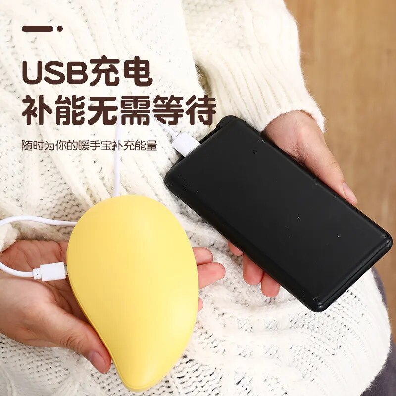 Rechargeable Portable hand warmer.