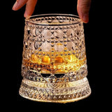 360 Degrees Rotating Crystal Whiskey Glass