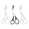Stainless Steel Eyebrow Scissors with Comb