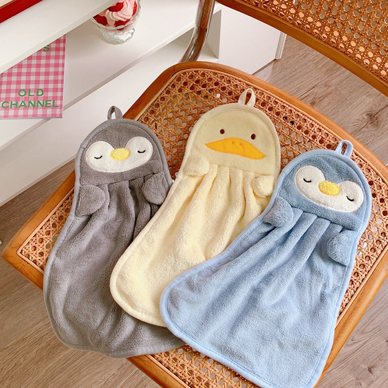 Children's Fleece  Hanging Hand Towels.