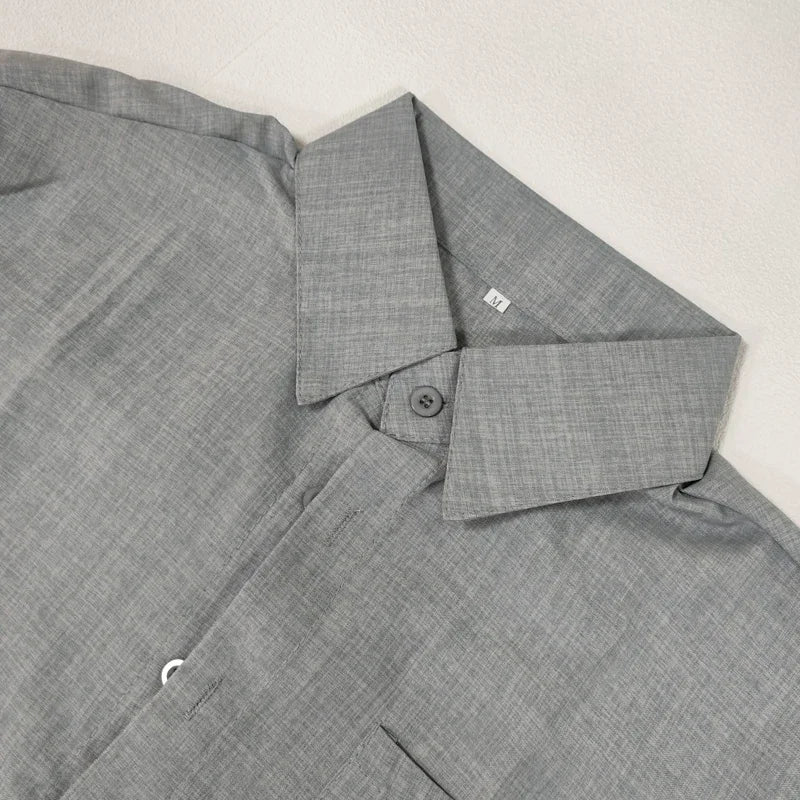 Men's Casual Short Sleeved Cotton Linen Shirts