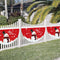 Outdoor Christmas Fan-shaped Flag Banner