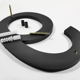 Outdoor  8 Inch Silver/Black 20cm Letters Or Numbers 0-9 For House Address