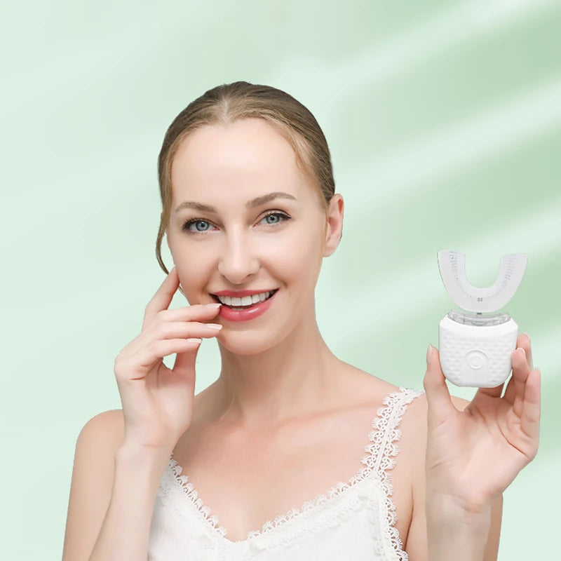 Automatic 360 Degrees Sonic Silicone Electric Toothbrush
