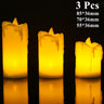 6/24Pcs Flameless LED Battery Powered Candles.