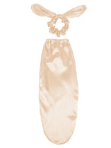 Ladies Satin Sleep Cap with Tie And Hairband