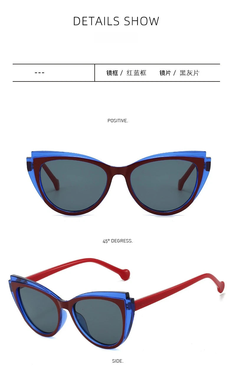 Women's Blue Light Blocking Myopia Glasses With UV Protection