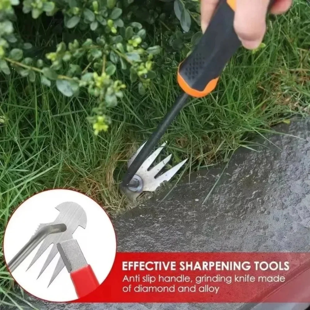 Tungsten Diamond Ceramic Sharpening Stone For Knives Scissors OR  Gardening Shears