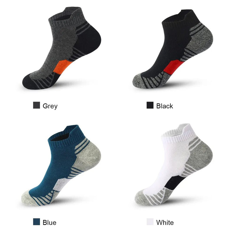 5 Pairs Cotton Breathable Sport Ankle Socks.  Size EU 38-45