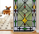 Electrostatic Vintage Stained Glass Window Sticker