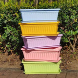 1 Plastic Rectangular Vegetable Planter