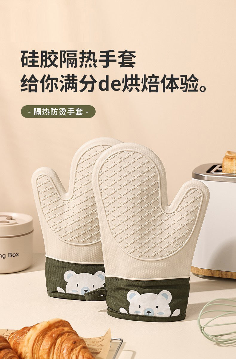 Silicone High Temperature Oven Mitts