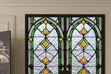Electrostatic Vintage Stained Glass Window Sticker