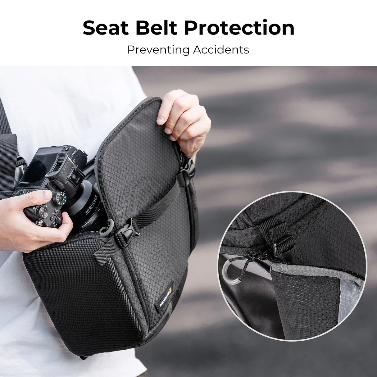K&F Concept Waterproof 10L DSLR/SLR Sling Camera Backpack