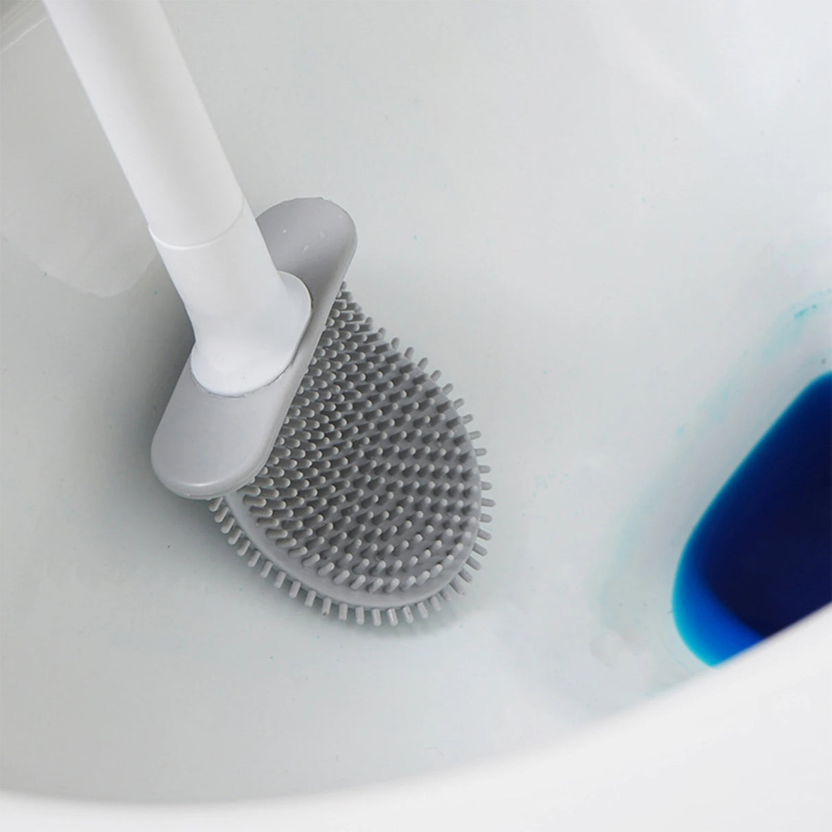 Silicone Toilet Brush Set with Holder