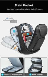 HK Multifunctional Backpacks Fits 17.3" Laptop