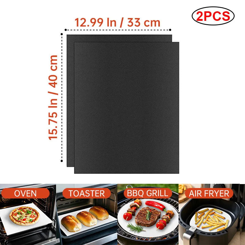 Reusable Non-stick Heat Resistant Baking/Grilling Mats