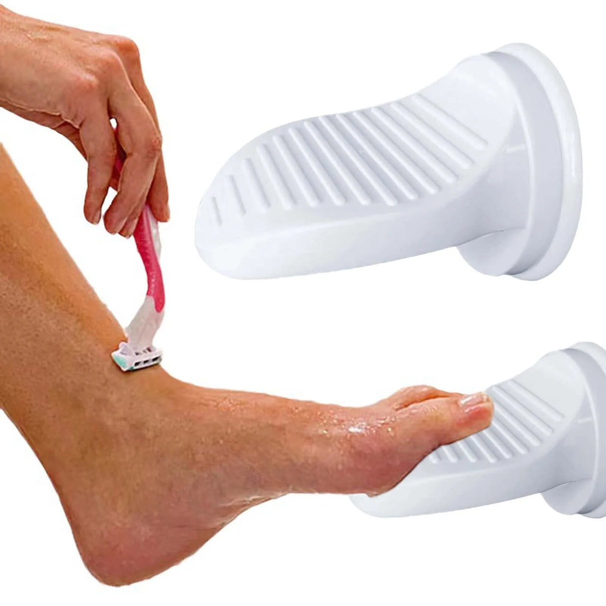 Bathroom Shower Foot Rest With Suction Cups