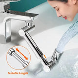 Metal 1440° Rotatable Extension 2 Mode Faucet Sprayer
