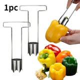 T-Shaped Stainless Steel Corer For Fruit Or Vegetables