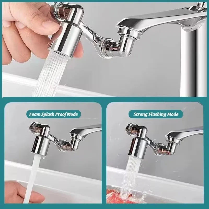 Metal 1440° Rotatable Extension 2 Mode Faucet Sprayer