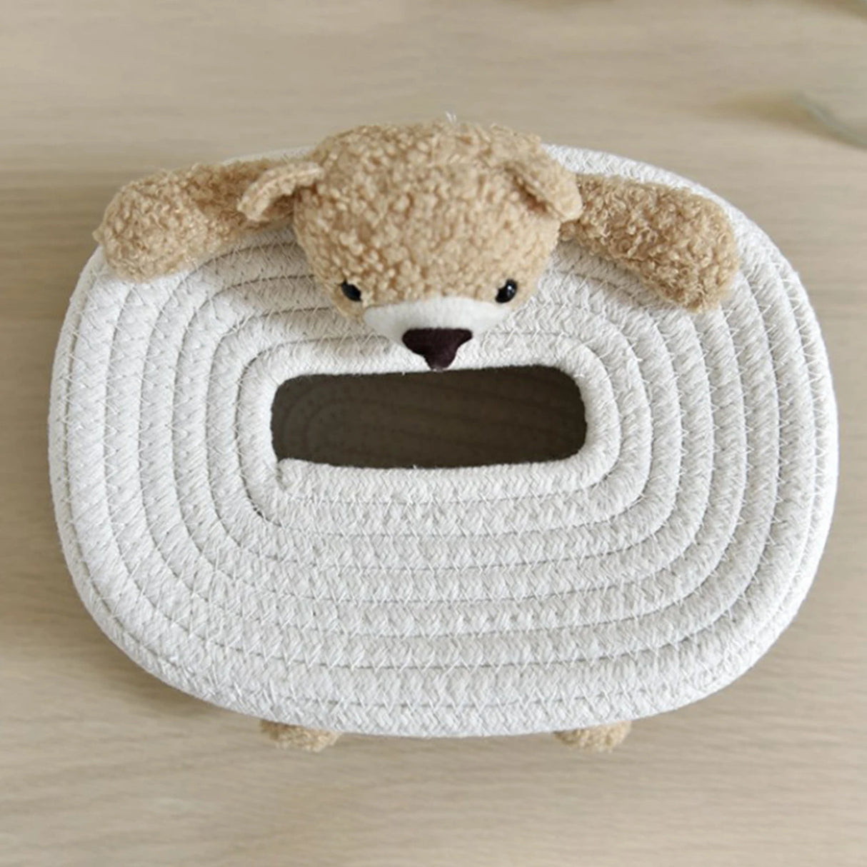Cotton Woven Rope Tissue Box