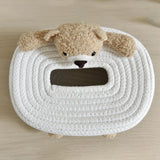 Cotton Woven Rope Tissue Box
