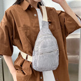 Soft Leather Casual Crossbody Shoulder Bag
